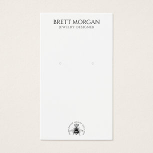 クイーンビーイヤリングジュエリー表示カード