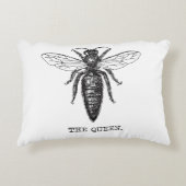 クイーンビーイラストレーションクラシックスケッチ アクセントクッション (正面)