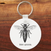 クイーンビーイラストレーションクラシックスケッチ キーホルダー (正面)