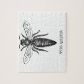 クイーンビーイラストレーションクラシックスケッチ ジグソーパズル (縦)