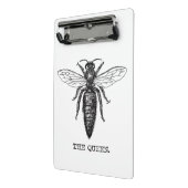 クイーンビーイラストレーションクラシックスケッチ ミニクリップボード (アングル2)