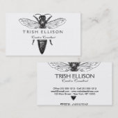クイーンビーイラストレーションクラシックスケッチ 名刺 (正面/裏面)