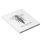 クイーンビーイラストレーション虫 ノートパッド (アングル)