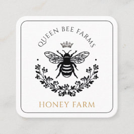 クイーンビーエレガントビジネス スクエア名刺