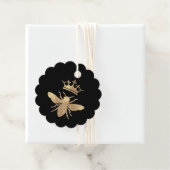 クイーンビーオンブラックメッセージカード フェイバータグ (インサイチュ)