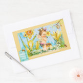 クイーンビーキャニングラベル 長方形シール (封筒)