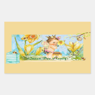 クイーンビーキャニングラベル 長方形シール