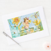 クイーンビーキャニングラベ 長方形シール (封筒)