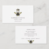 クイーンビークラウンアピールハニー製品 名刺 (正面/裏面)