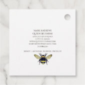 クイーンビークラウンアピールビーキーパーファームハニー フェイバータグ (裏面)