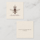 クイーンビークラウンスクリプトシグネチャー コーリングカード (正面/裏面)