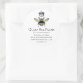 クイーンビークラウンホワイトラベル ラウンドシール (バッグ)