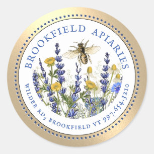 クイーンビーコテージガーデンアピールプロモーションラベル ラウンドシール