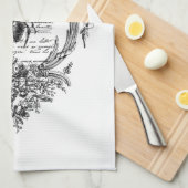 クイーンビーコラフランスのージュキッチンタオル キッチンタオル (四つ折り)