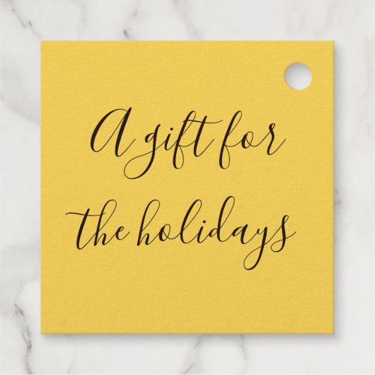 クイーンビーゴールドフォイルアフィールビジネスホリデー フェイバータグ (裏面)