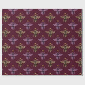 クイーンビーシリーズデザイン10 ラッピングペーパー (フラット)