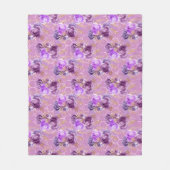 クイーンビーシリーズデザイン18 フリースブランケット (正面)