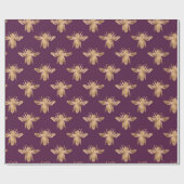 クイーンビーシリーズデザイン4 ラッピングペーパー (フラット)