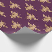 クイーンビーシリーズデザイン4 ラッピングペーパー (角)