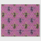 クイーンビーシリーズデザイン5 ラッピングペーパー (フラット)