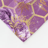 クイーンビーシリーズデザイン6 フリースブランケット (角)