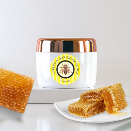 クイーンビーストライプのDIYクラフトラベル ラウンドシール