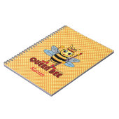 クイーンビースパイラルラインノートブック ノートブック (左側)