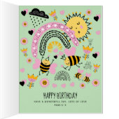 クイーンビーズキュートBFF、ベビーガール、ギフトピガーリーンク (内側(右))