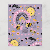 クイーンビーズキュートBFF、ベビーガール、ギフトピガーリーンク (裏面)