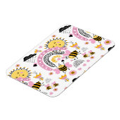 クイーンビーズキュートBFF、ベビーガール、ギフトピガーリーンク マグネット (左側)