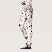 クイーンビーズキュートBFF、ベビーガール、ギフトピガーリーンク レギンス (左)