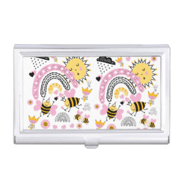 クイーンビーズキュートBFF、ベビーガール、ギフトピガーリーンク 名刺入れ