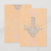 クイーンビーズシャンデリア～招待状 招待状 (正面/裏面)