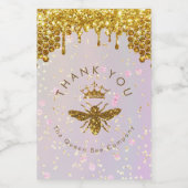 クイーンビーデザインワインラベル ワインラベル (シングルラベル)