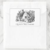 クイーンビーハイブガーデンプロモーション 長方形シール (バッグ)