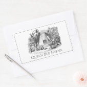 クイーンビーハイブガーデンプロモーション 長方形シール (封筒)