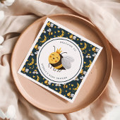 クイーンビーハニービーかわいい赤ちゃんシャワー スタンダードカクテルナプキン