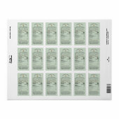 クイーンビーハニー栄養事実と乳児警告の ラベル (フルシート)