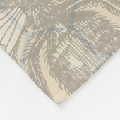 クイーンビーバグ昆虫アンティークイラストレーション フリースブランケット (角)