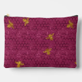 クイーンビーパターン アクセサリーポーチ (正面)