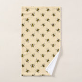 クイーンビーパターン バスタオルセット (ハンドタオル)