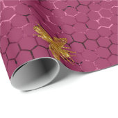 クイーンビーパターン ラッピングペーパー (ロールコーナー)