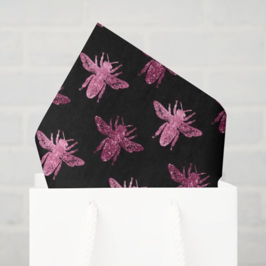 クイーンビーパターン 薄葉紙 (ギフトバッグ)