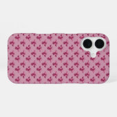 クイーンビーパターン iPhone 16ケース (裏面横)