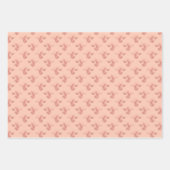 クイーンビーピンクニュートラルラッピング紙シート ラッピングペーパーシート (正面)