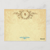 クイーンビーポストカードまたは招待状 ポストカード (裏面)