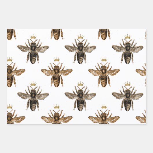 クイーンビーラッピング紙シート ラッピングペーパーシート (正面)