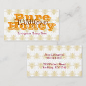 クイーンビーワイルドフラワーベイキーパー 名刺 (正面/裏面)