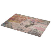 クイーンビーヴィンテージビューティフルコラージュ カッティングボード (角)