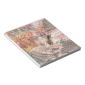 クイーンビーヴィンテージビューティフルコラージュ ノートパッド (アングル)